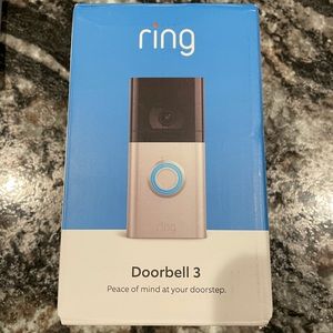 Ring Video Doorbell 3, Battery, No-Drill Mount Included